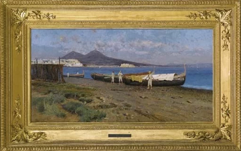  11-Francesco Coppola Castaldo-Napoli, pescatori a riva 